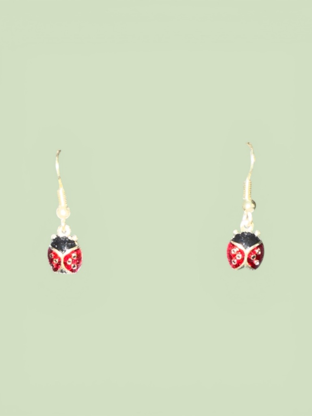 #370–❤️$5/$25❤️Red Ladybug Dangle Earrings - Women's Jewelry